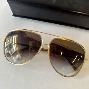 DITA Gold Aviator Sunglasses